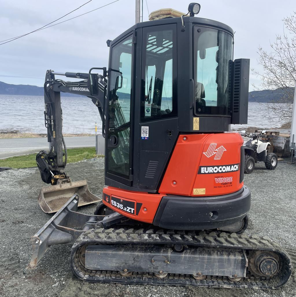 Engin de chantier Eurocomach ES35.2 ZT 2019 3,5t 497h Engin de chantier Eurocomach ES35.2 ZT 2019 3,5t 497h