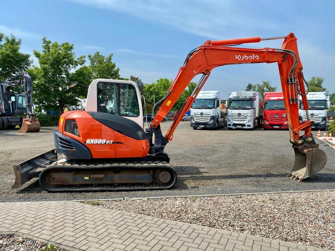 Kubota KX080-3 (2011) – Mini-Pelle 8T2 Kubota KX080-3 (2011) – Mini-Pelle 8T2