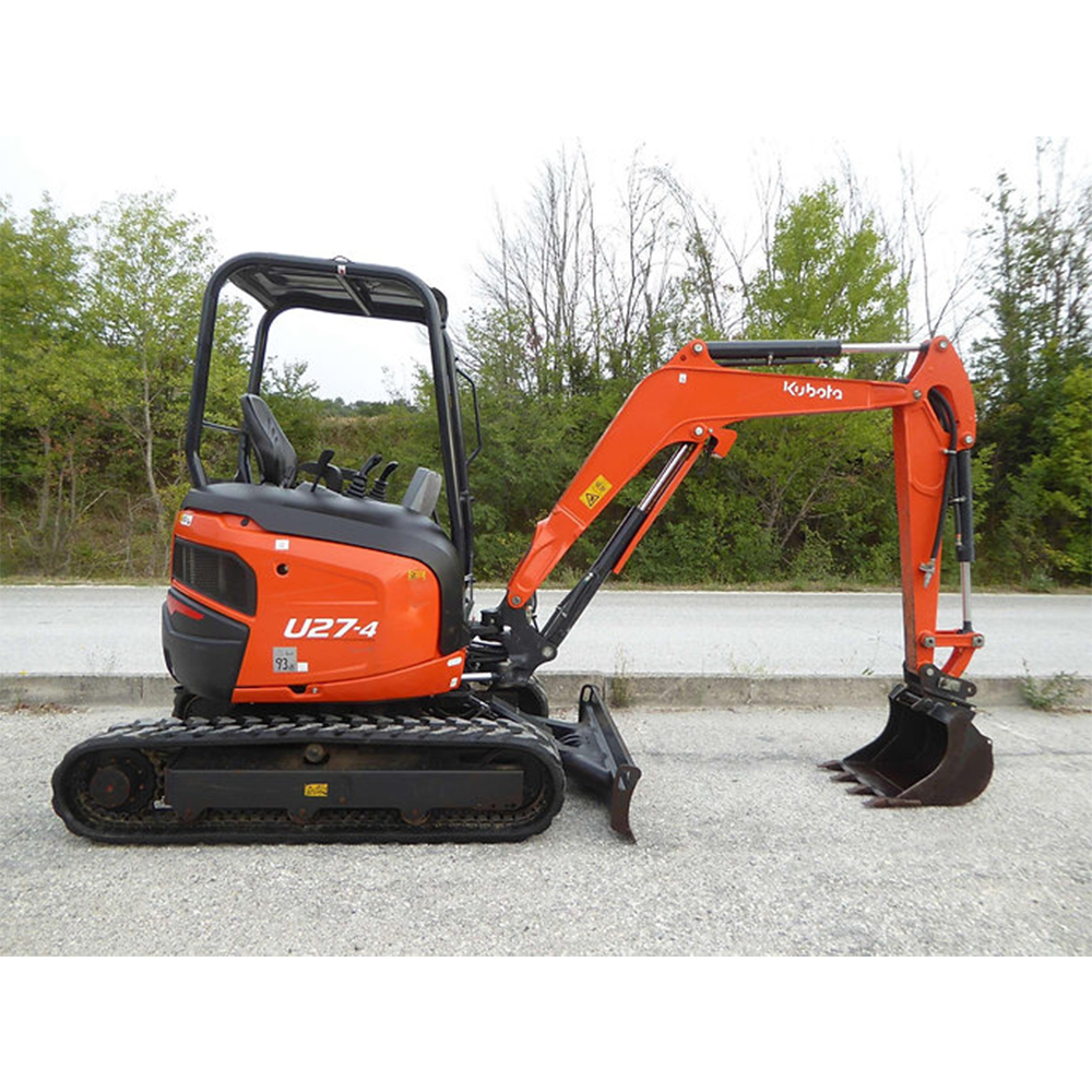 Mini-pelle KUBOTA U – Caractéristiques techniques
