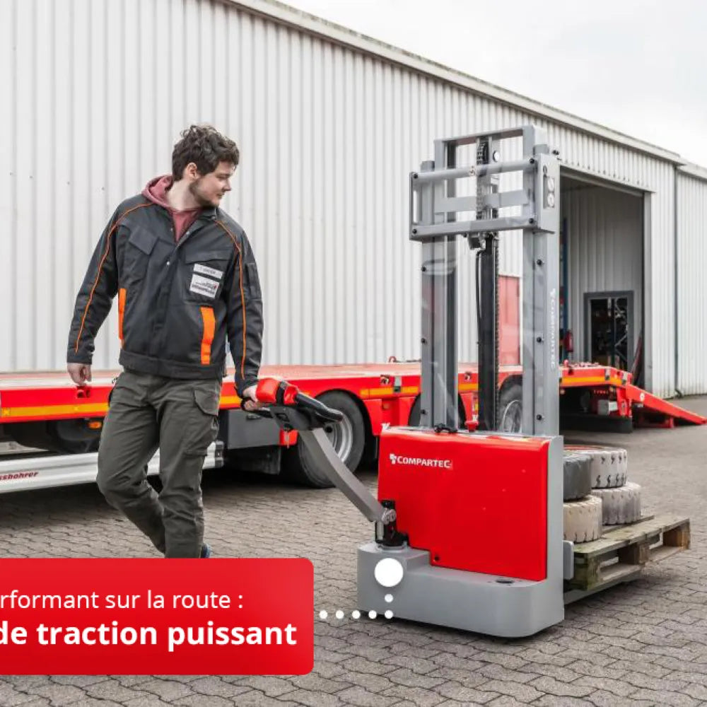 Le gerbeur électrique COMPARTEC