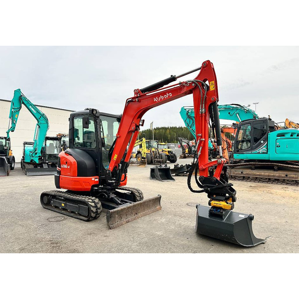 Mini-pelle KUBOTA U – Caractéristiques techniques