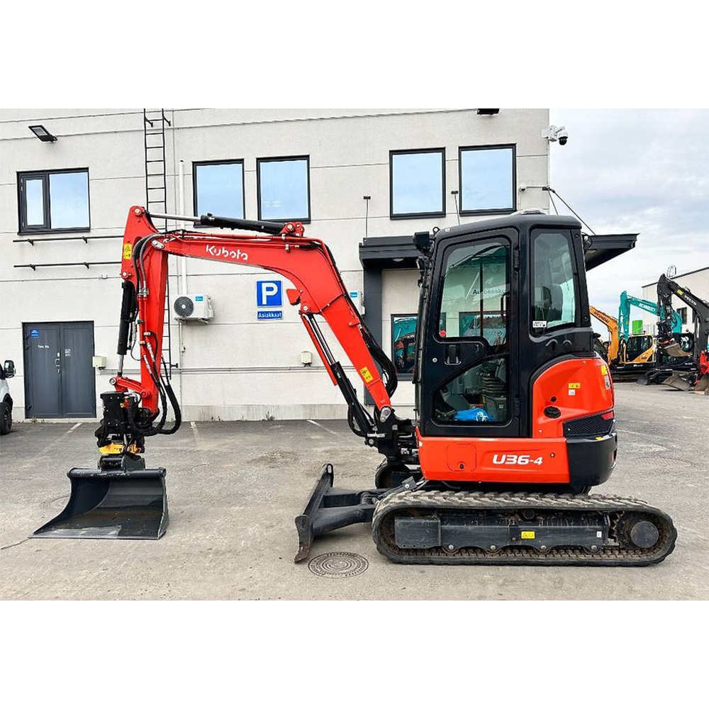 Mini-pelle KUBOTA U – Caractéristiques techniques