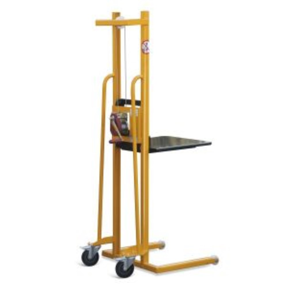 Élévateur de matériaux manuel – 100 kg – Hauteur de levage 1500 mm