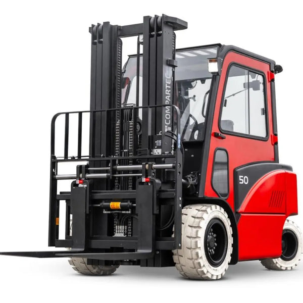 Chariot élévateur électrique frontal CPD50 – 5000 kg, hauteur de levée 5000 mm, batterie lithium-ion