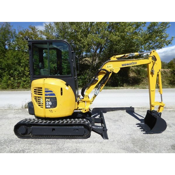 Mini pelle Komatsu PC26MR-3 – 2017