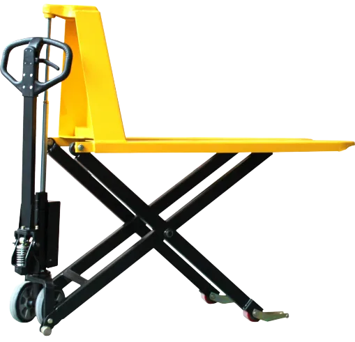 Transpalette à ciseaux Silverstone Quicklift – Capacité 1000 kg, Hauteur de levée jusqu’à 800 mm