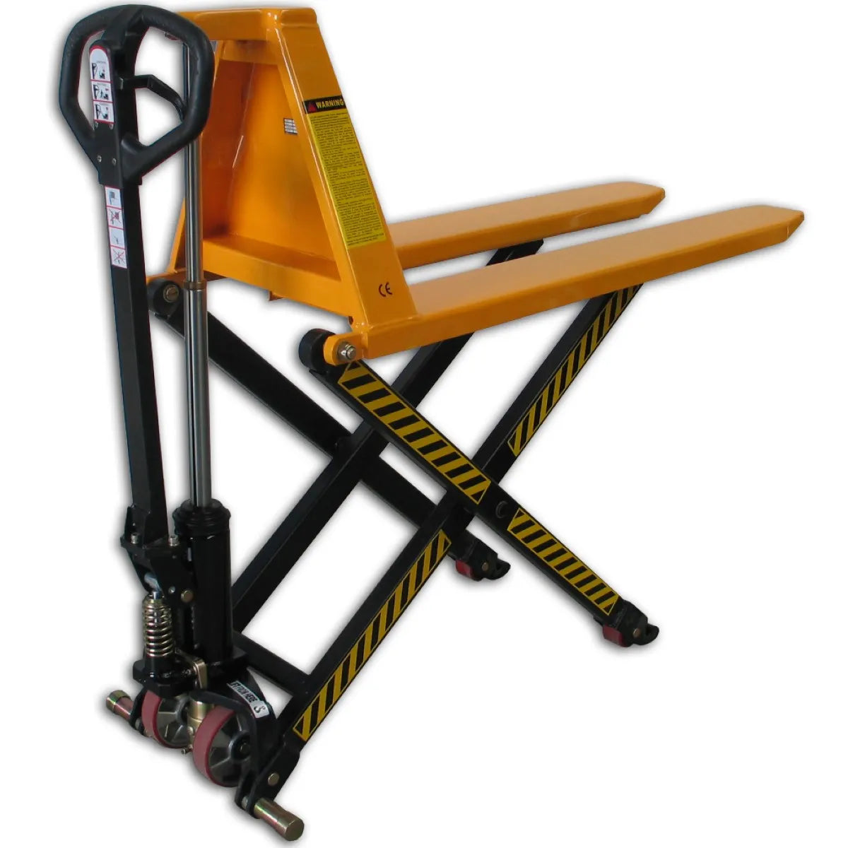 Transpalette à ciseaux qteck SHW 1000 – Capacité de charge 1000 kg, modèle manuel