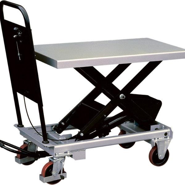 Table élévatrice à ciseaux Silverstone – Plateforme 1010 x 520 mm – Capacité jusqu'à 1000 kg
