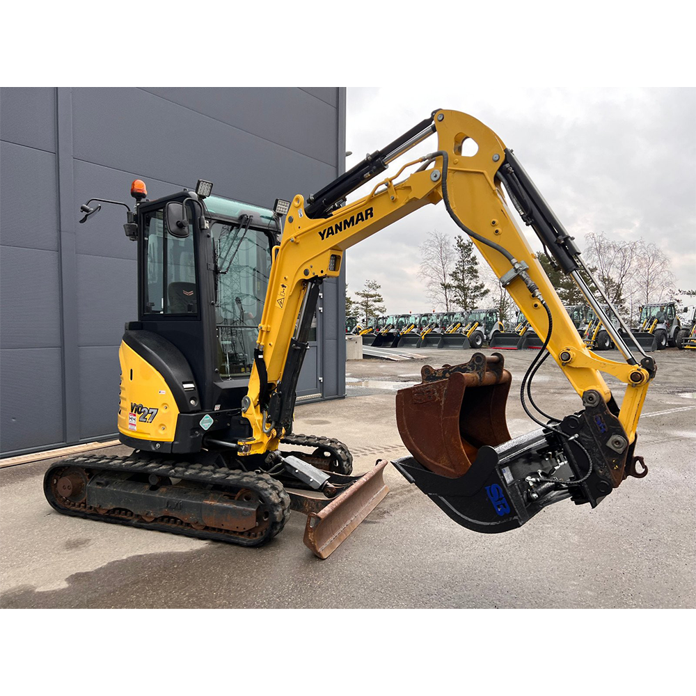 Mini-pelle Yanmar Vio27 – modèle 2018 avec équipements inclus