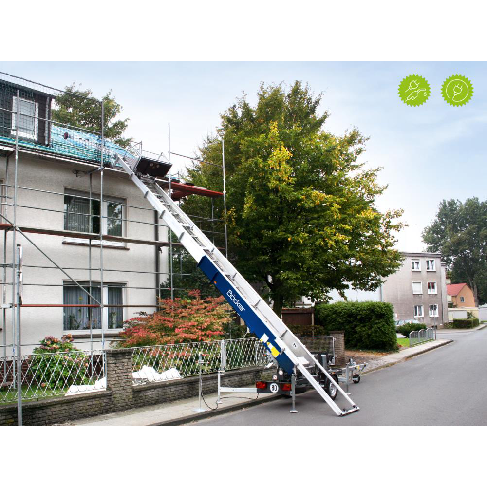Ascenseur de chantier Böcker Junior HD24 K – Version solaire