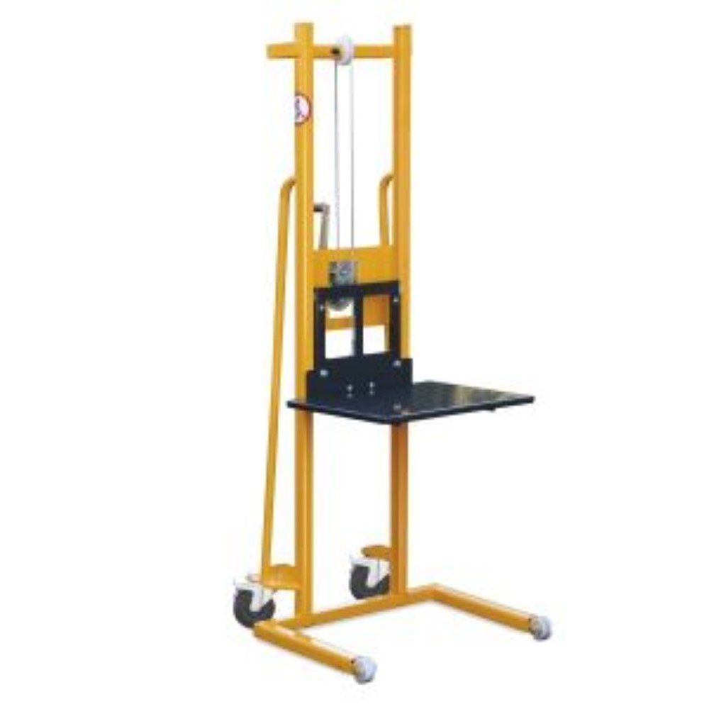 Élévateur de matériaux manuel – 100 kg – Hauteur de levage 1500 mm