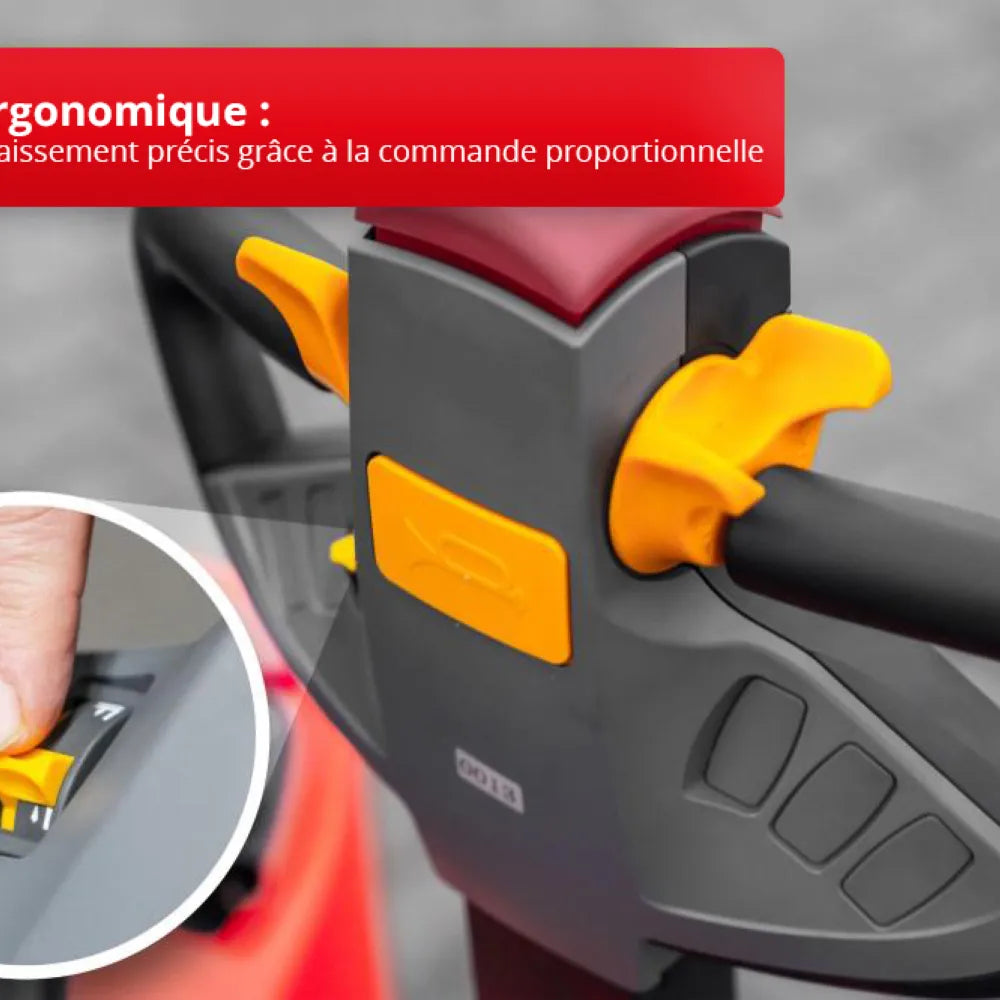 gerbeur électrique à mât rétractable