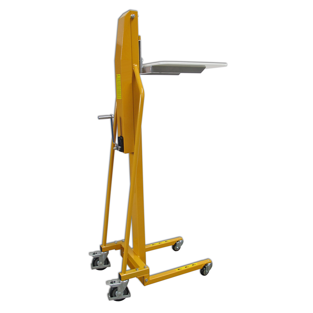 Mini élévateur manuel MM200 – Capacité 200 kg, Treuil intégré
