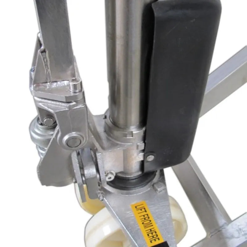Transpalette à ciseaux en inox QTeck SHW 1000 V – Capacité 1000 kg