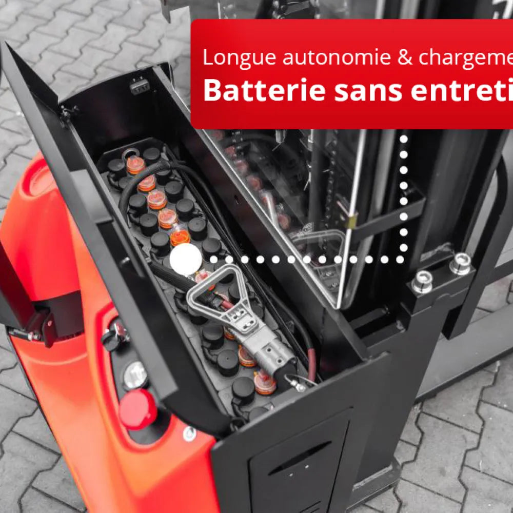 gerbeur électrique à mât rétractable