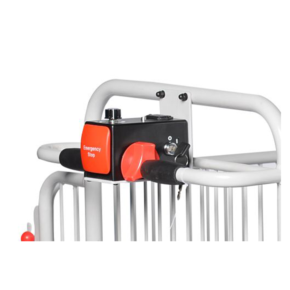 Chariot électrique à plate-forme PowerPac AP500 – capacité 500 kg avec grilles latérales