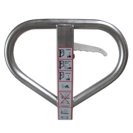 Transpalette peseur en acier inoxydable Qteck WHW 2000V – Capacité 2000 kg, hauteur de levage 200 mm