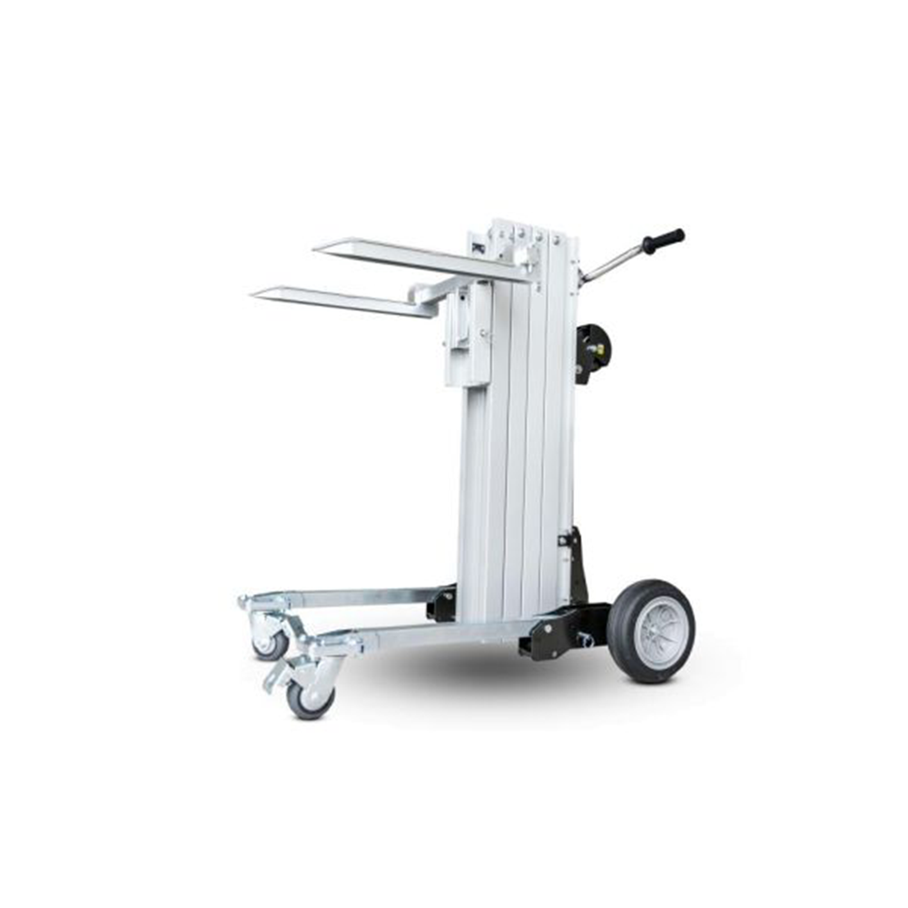 Monte-charge manuel BD1 – Capacité de 180 kg, hauteur de levage jusqu’à 3,03 m