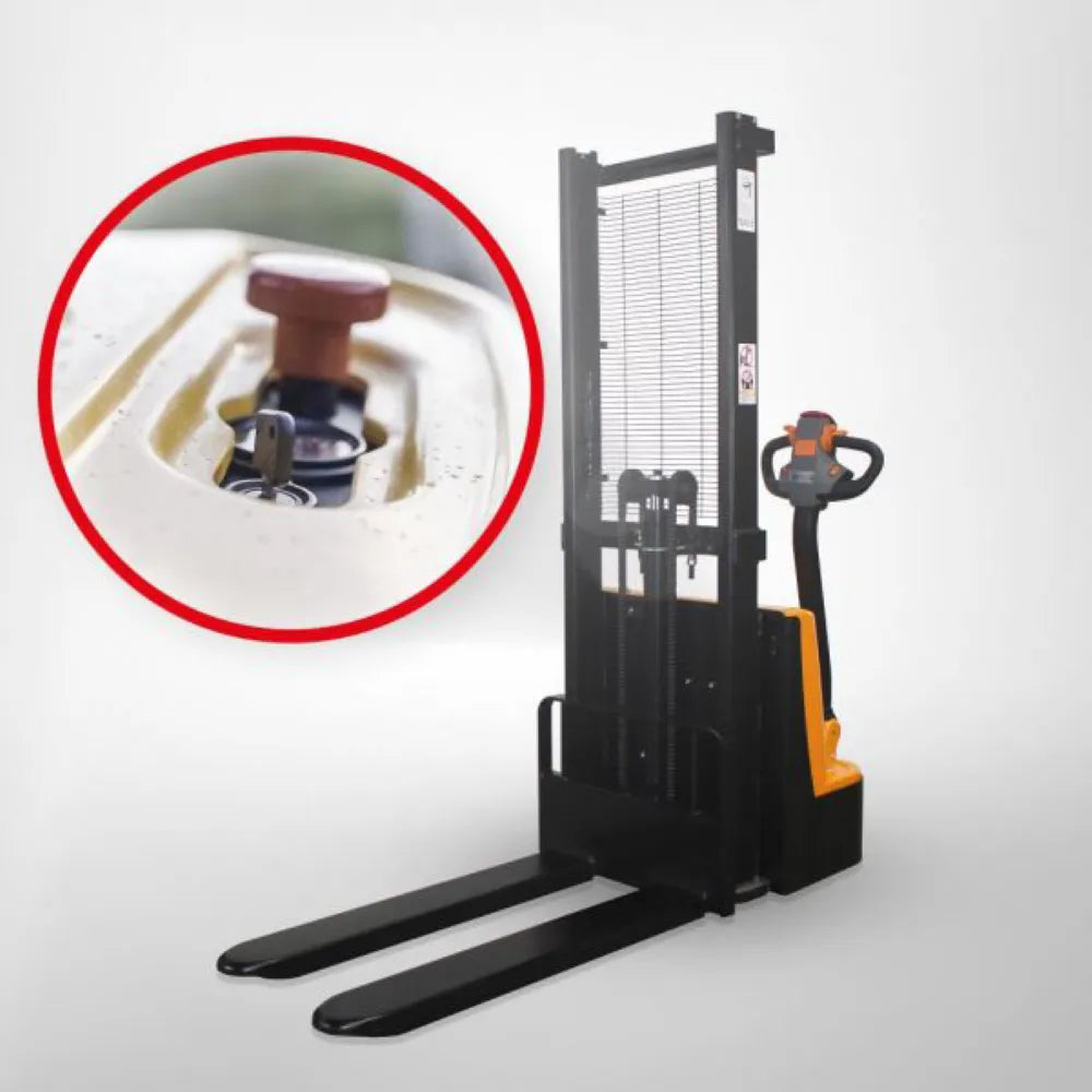 Gerbeur électrique HME 1000/3500 – Capacité 1000 kg, Hauteur de levage 3500 mm