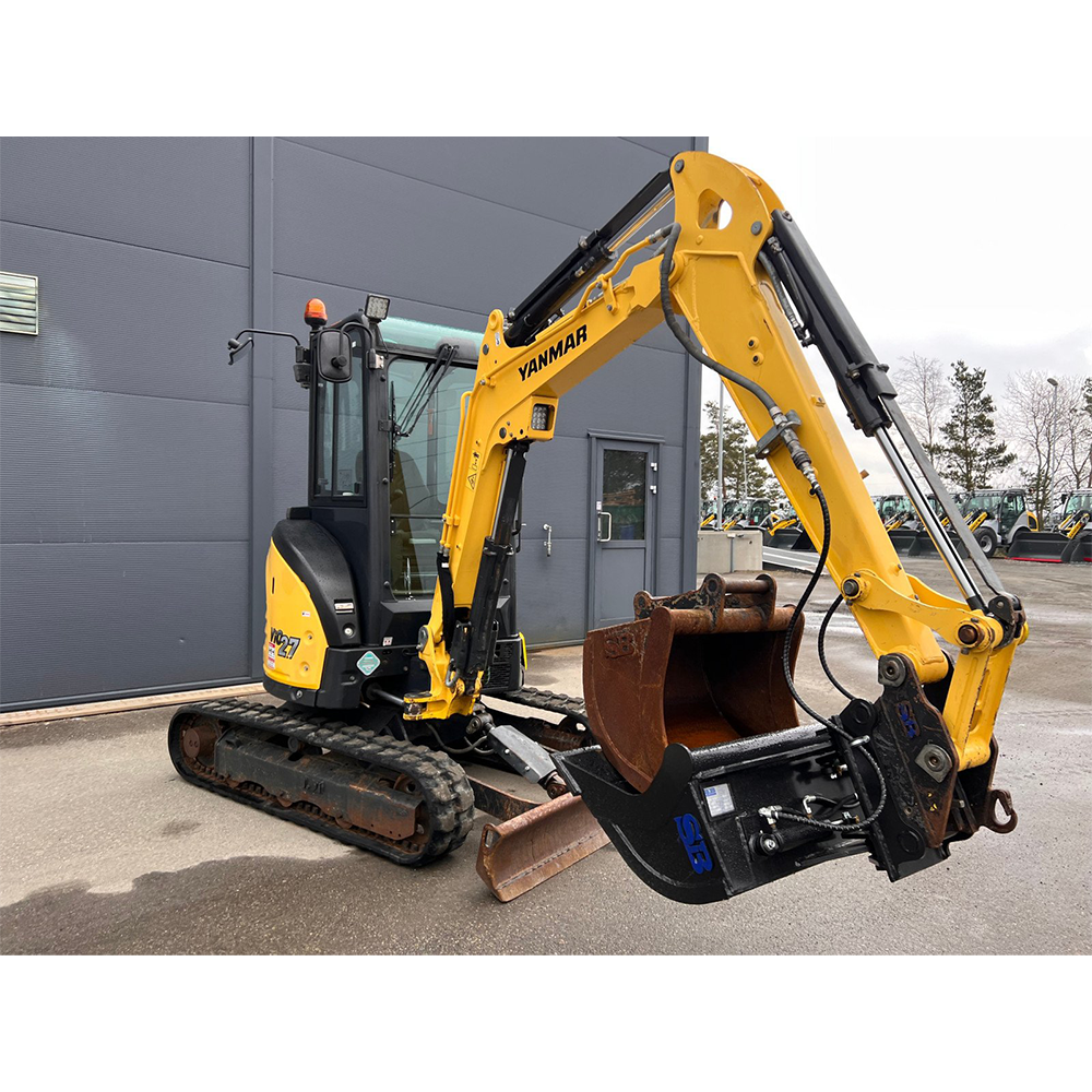 Mini-pelle Yanmar Vio27 – modèle 2018 avec équipements inclus