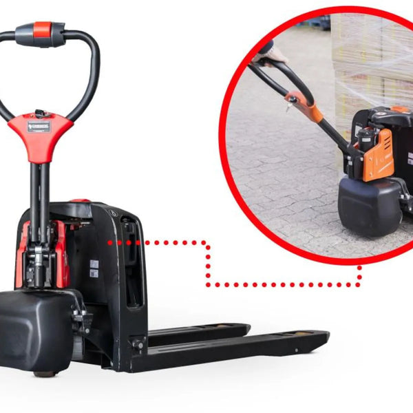 Transpalette Électrique F4 – 1500 kg, Batterie Lithium-Ion