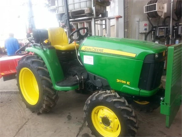 Mini-tracteur John Deere 3036E –  4x4 – 37 cv – Transmission hydrostatique